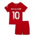 Liverpool Alexis Mac Allister #10 Kopio Lastenvaatteet Koti Pelipaita Lasten 2023-24 Lyhyet Hihat (+ shortsit)